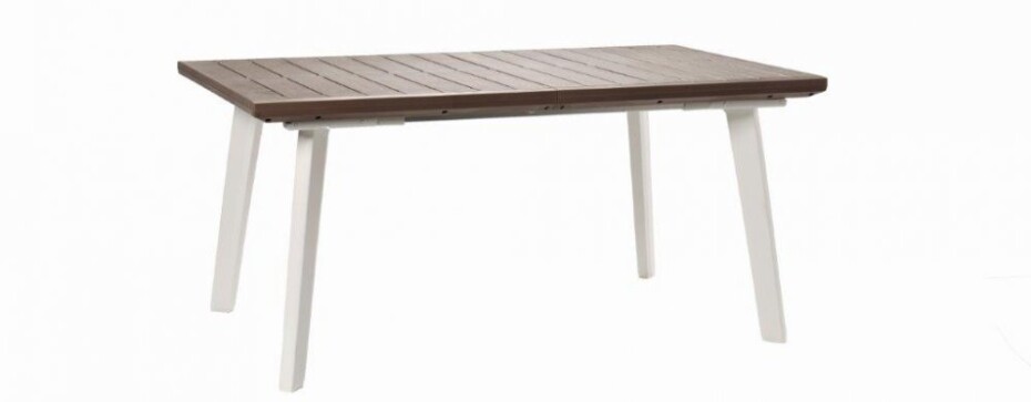 Keter Zahradní stůl Keter Harmony rozkládací bílý / cappuccino KT-610308 - main (1)
