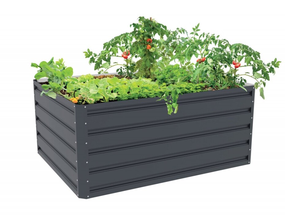 G21 Vyvýšený záhon G21 Daisy 120 x 90 x 52 cm, plechový, antracitový G21-63900223 - main (0)