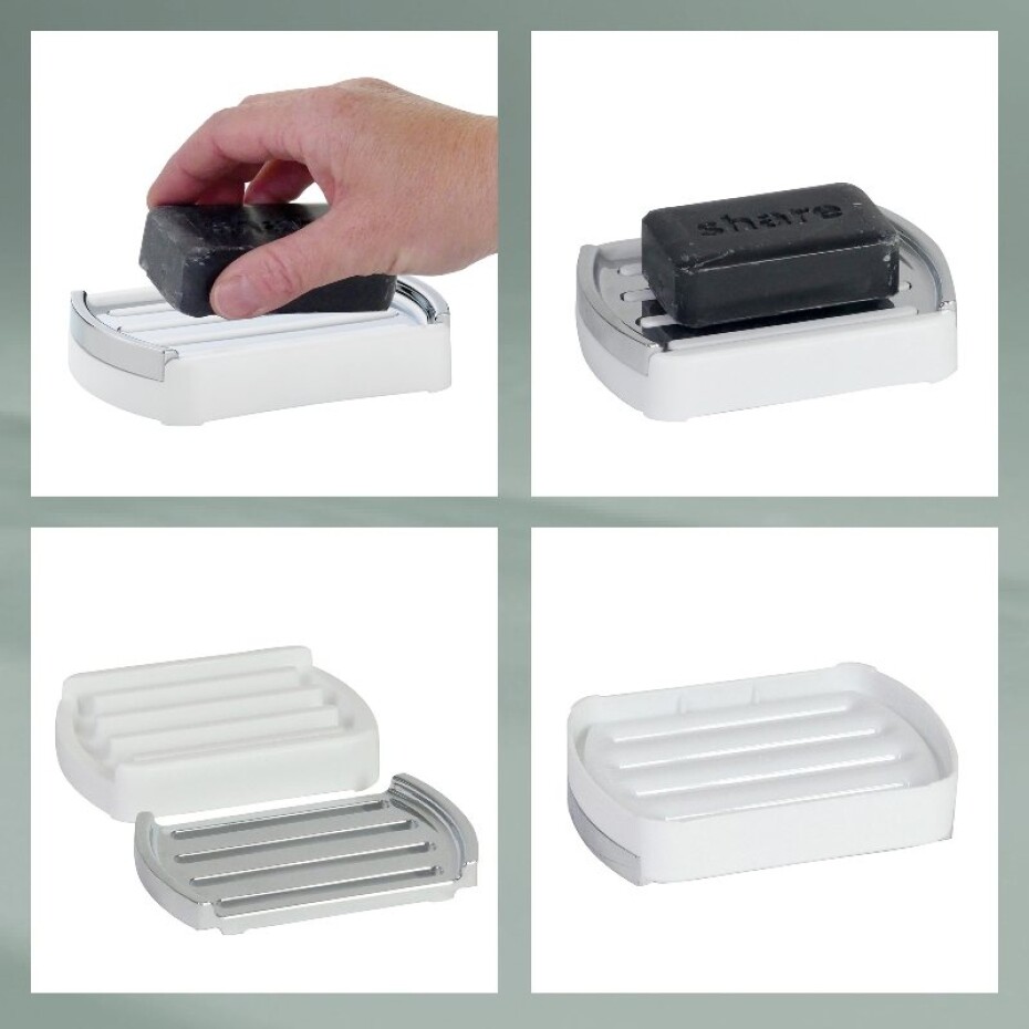 KELA Miska na mýdlo Marta plast zelená KL-24550 - main (3)