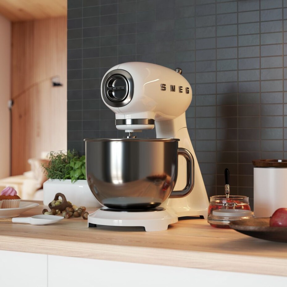 Kuchyňský robot SMF03WHEU, bílá, SMEG - main (2)