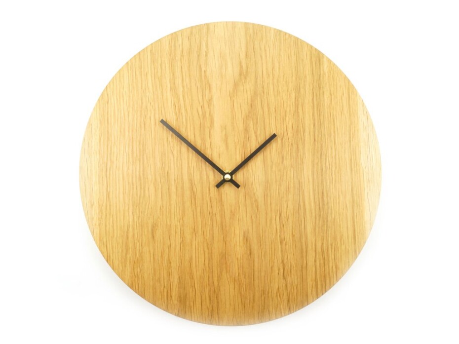 CLAP DESIGN Dřevěné nástěnné hodiny minimal ø 30 cm - main (0)
