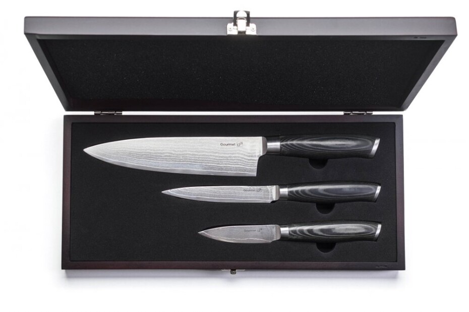 G21 Sada nožů G21 Gourmet Damascus small box 3 ks G21-60022168 - main (0)
