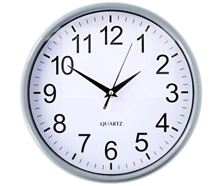 EDCO Nástěnné hodiny 25 cm šedá ED-203254seda - main (0)