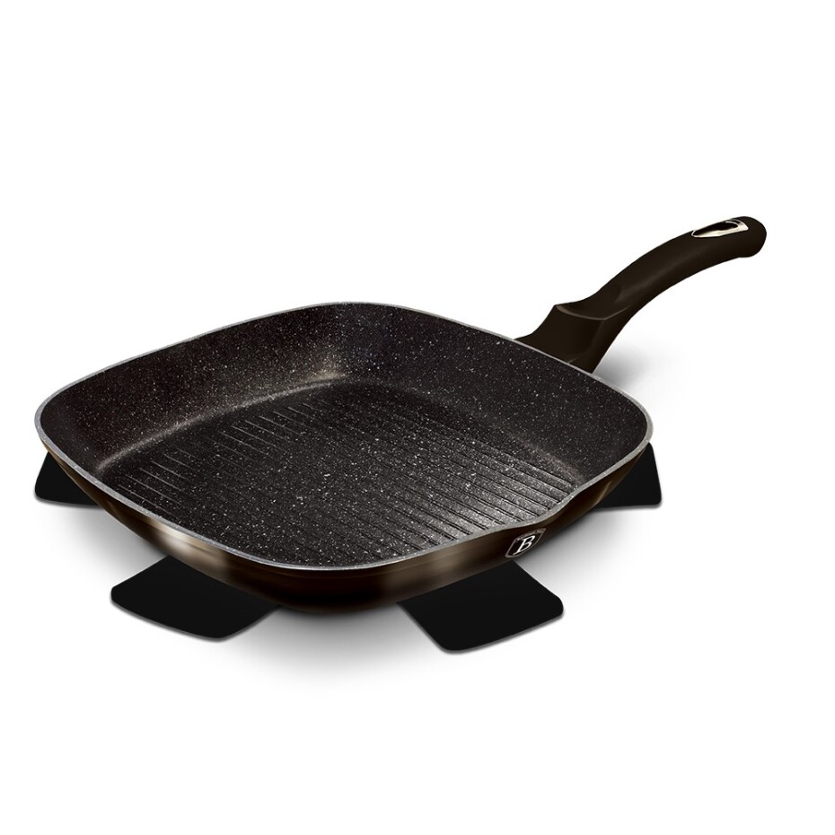 BERLINGERHAUS Pánev grilovací s mramorovým povrchem 28 cm Shiny Black Collection BH-6611 - main (6)