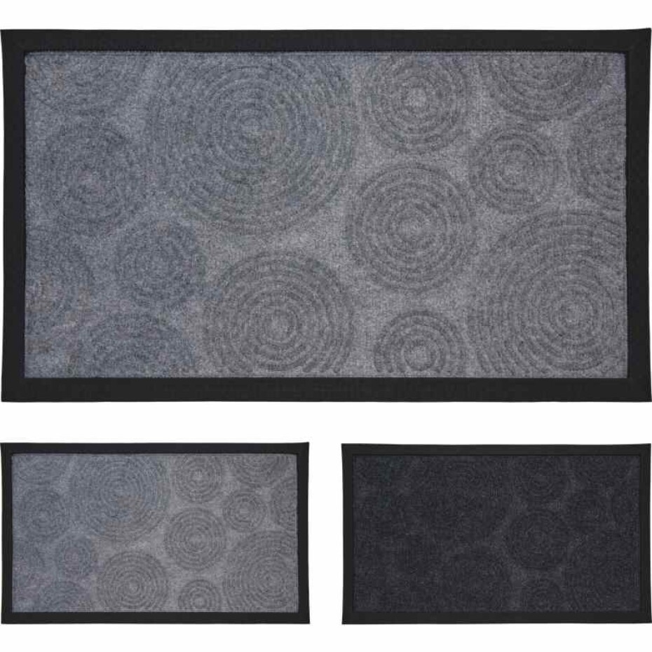 HOMESTYLING Rohožka čistící 70 x 40 cm tmavě šedá KO-A48100020tmse - main (1)