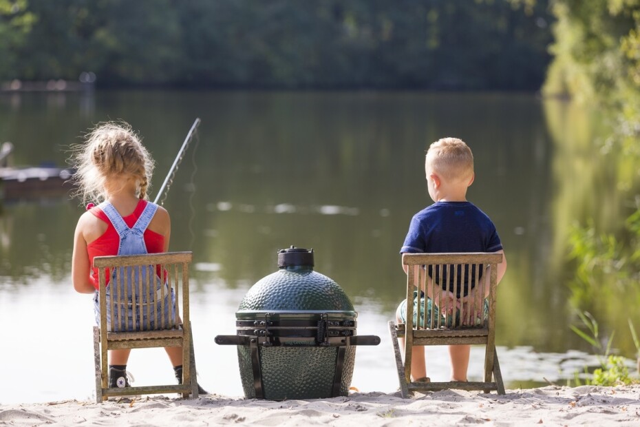 Gril na dřevěné uhlí MINIMAX, zelená, Big Green Egg - main (1)