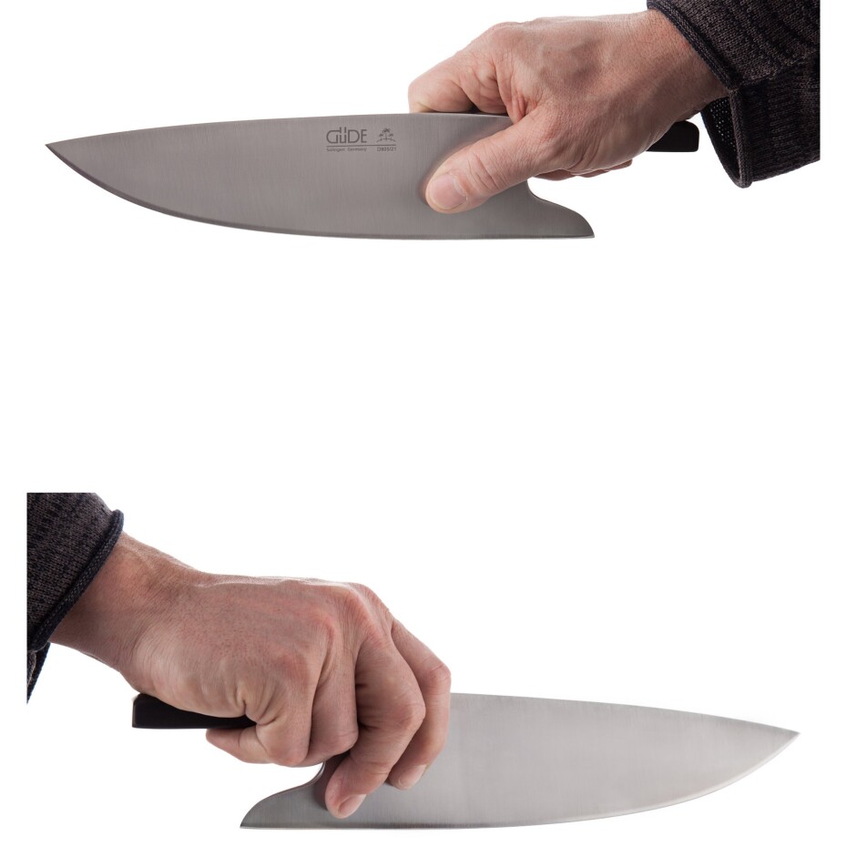 Güde Solingen Kuchařský nůž THE KNIFE GRENADILL DAMASCUS 26 cm, hnědá, Güde - main (8)
