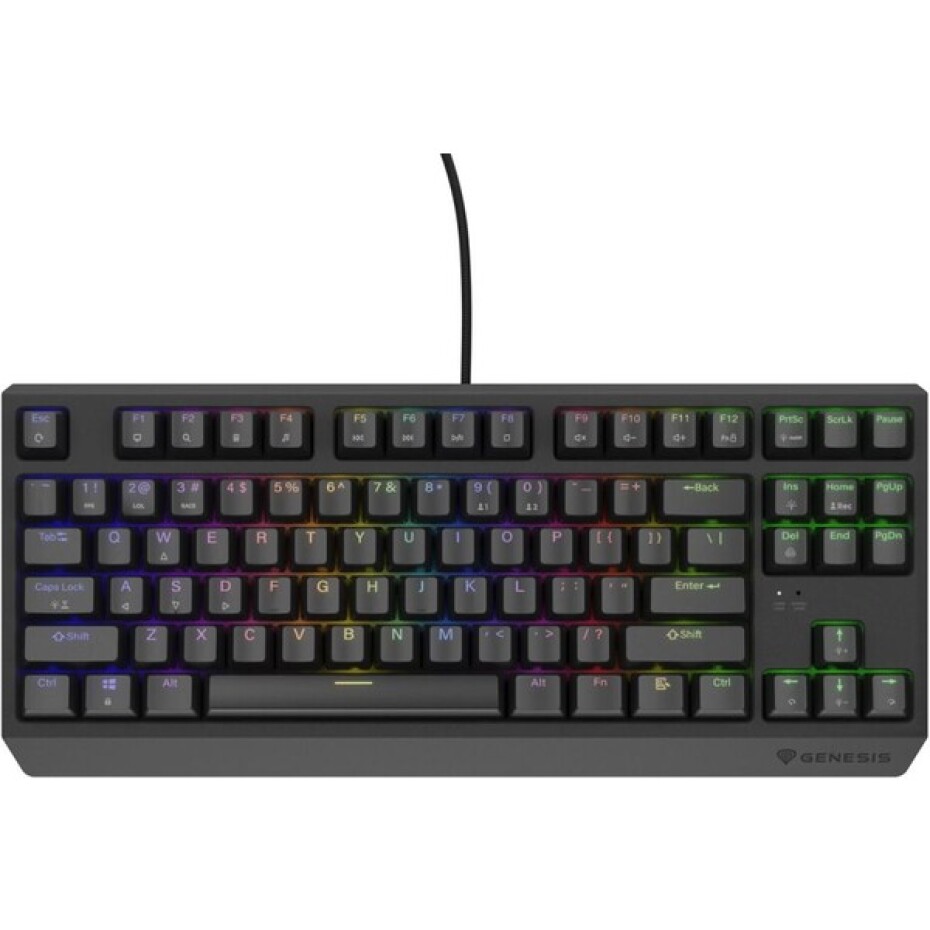 Genesis THOR 230 TKL RGB mechanická klávesnice černá Outemu Brown - main (0)
