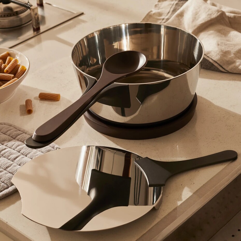 Hrnec na těstoviny PJ01S 2,65 l, stříbrná, nerezová ocel, Alessi - main (1)