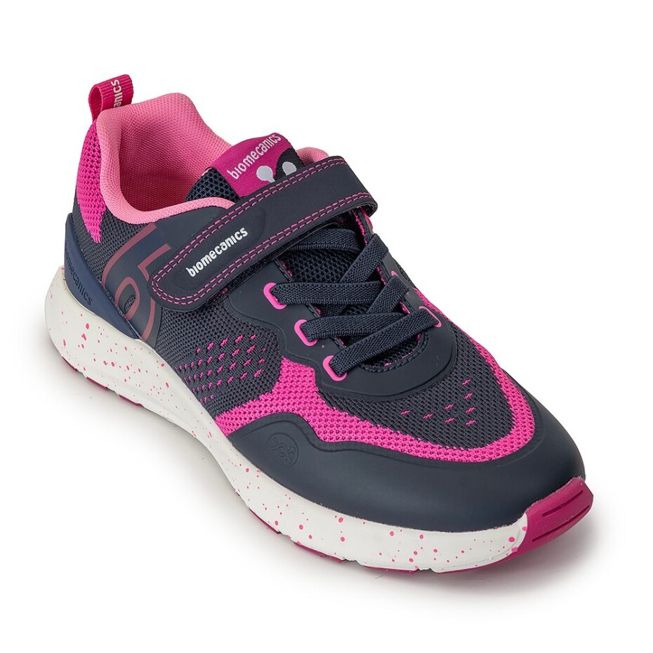 Dívčí tenisky ELASTICOS Azul/Fuscia, Biomeanics, 241271-C600, tmavě modrá - 32 - main (2)