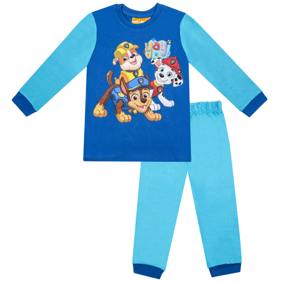 Paw Patrol - Tlapková patrola -Licence Chlapecké pyžamo - Paw Patrol 672, tyrkysová Barva: Tyrkysová, Velikost: 128 - main (0)