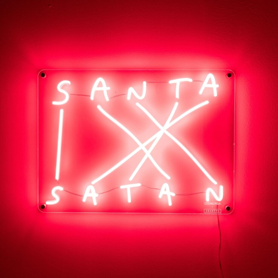 Nástěnné dekorační světlo SANTA-SATAN 52 cm, LED, Seletti - main (2)
