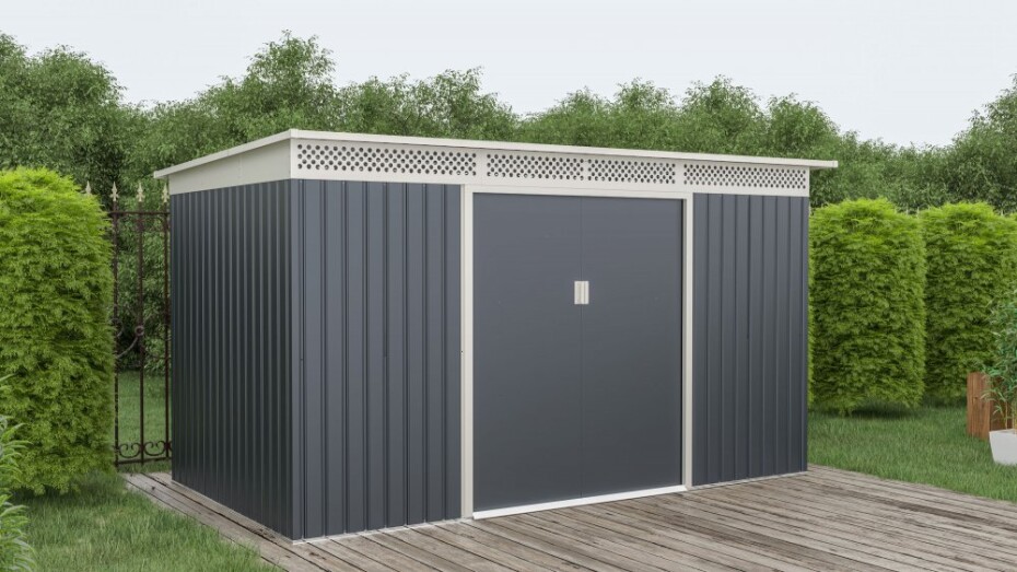G21 Zahradní domek G21 GRAH 700 - 340 x 206 cm, antracitový G21-6390093 - main (3)