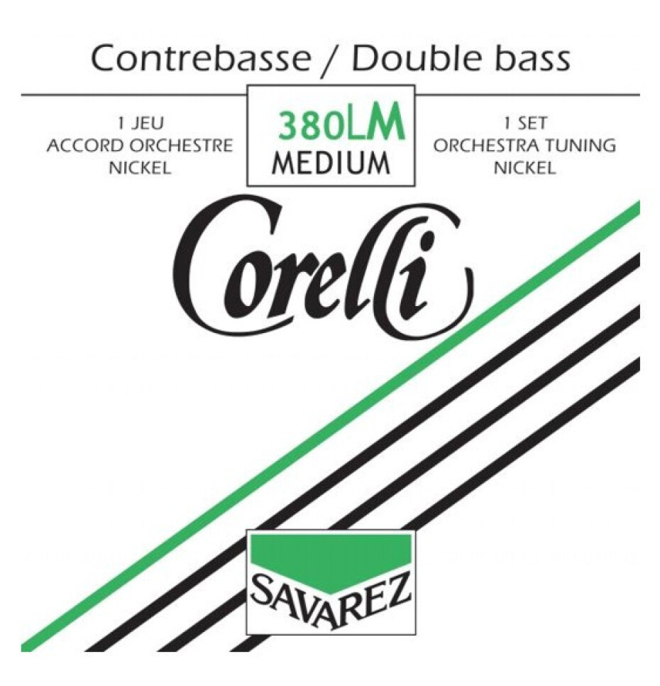 Savarez 380LM Corelli Double Bass Nickel Orchestra Set - Medium - main (0)