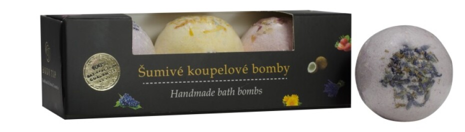 VIVACO Koupelová bomba Levandule, Měsíček, Růže BODY TIP - main (1)