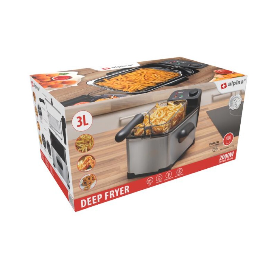 ALPINA Fritéza nerez ocel 3 l 2000W ED-223162 - main (8)