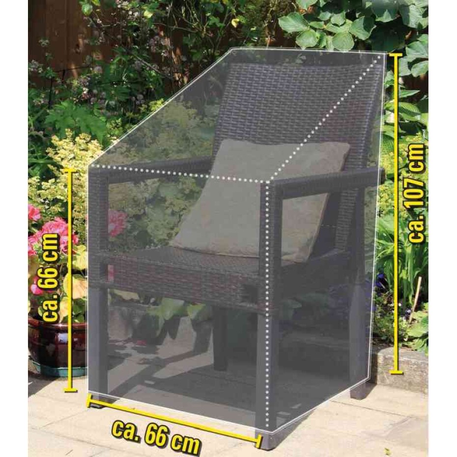 KINZO Ochranný obal na zahradní židle 66 x 66 x 66/107 cm ED-216800 - main (1)