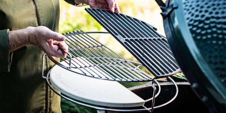 Litinový rošt, půlkruhový, pro gril XL , Big Green Egg - main (1)