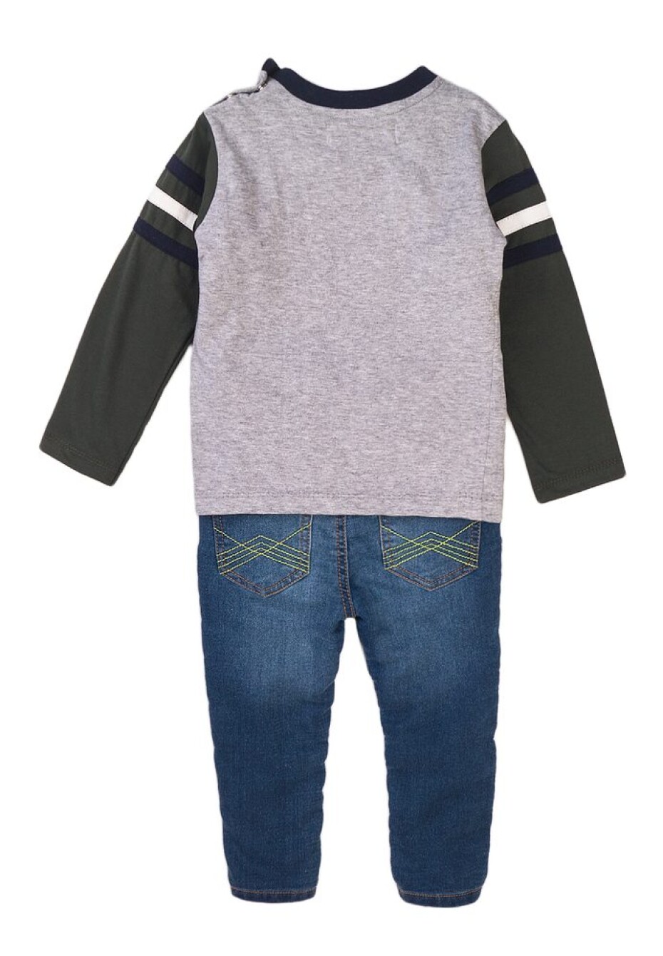 Chlapecký set - tričko a kalhoty džínové, Minoti, Mite 5, kluk - 80/86 | 12-18m - main (1)