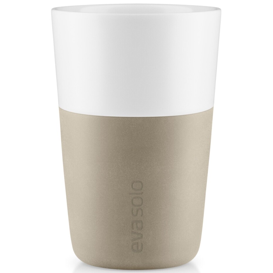 Hrnek na café latte, sada 2 ks, 360 ml, perlově béžová, Eva Solo - main (2)