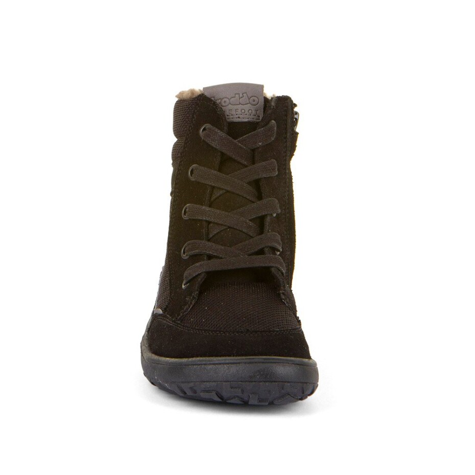Dětské zimní barefoot boty TEX WOOL GROW Black, Froddo, G3160234-4, černá - 39 - main (4)