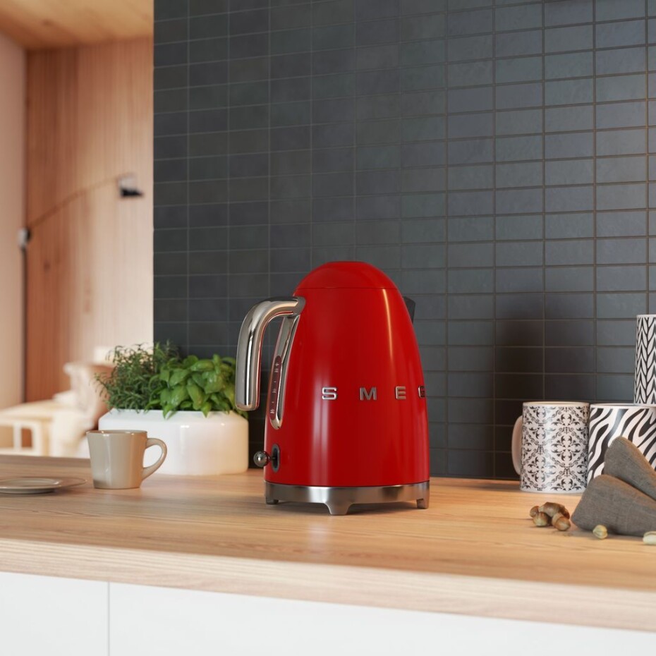 Rychlovarná konvice KLF03RDEU 1,7 l, červená, SMEG - main (2)