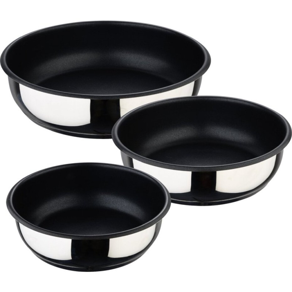 BERGNER Sada pánví nerez s nepřilnavým povrchem  Click&Cook 3 ks 18, 20, 24 cm BG-32292-MM - main (4)