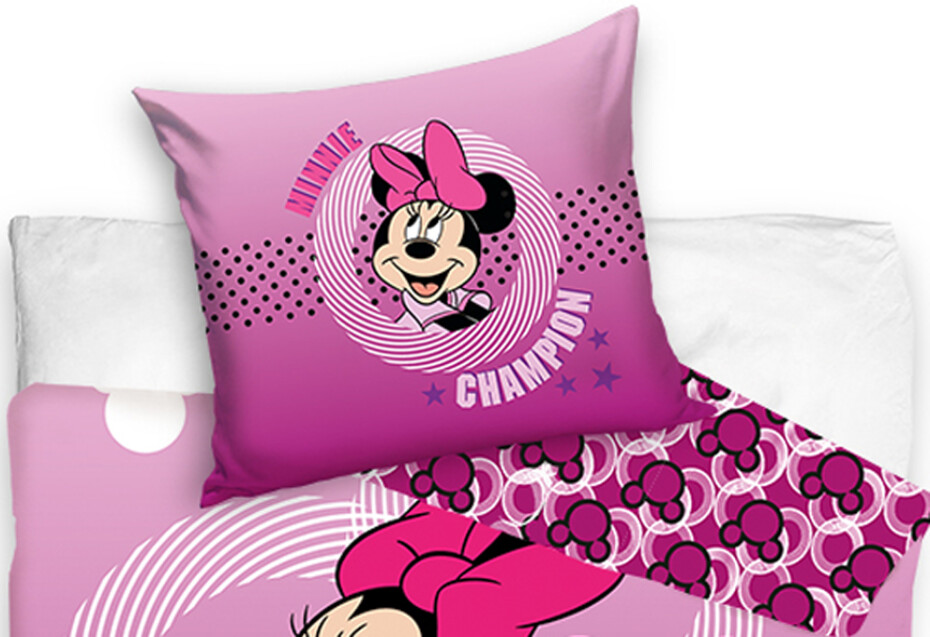 TipTrade Bavlněné povlečení 140x200 + 70x90 cm - Minnie Na Bruslích - main (2)