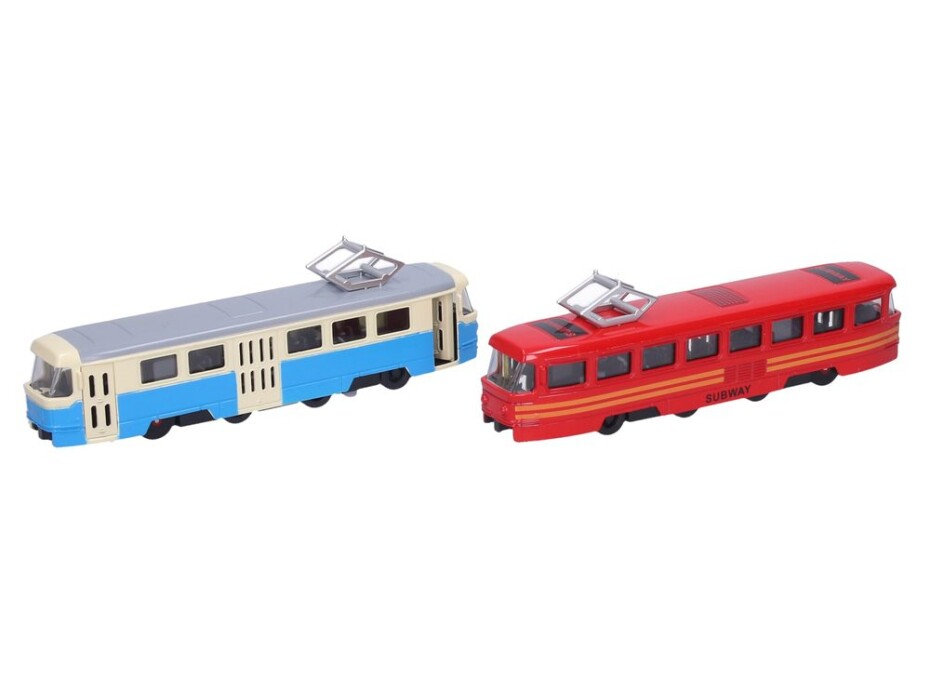 Tramvaj kovová s efekty 16 cm, Wiky Vehicles, W006223 - main (0)
