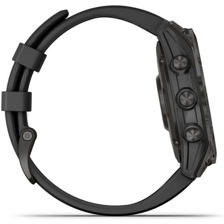 Garmin Fenix 7 Sapphire Solar Edition Grey DLC Titanium / Black Band - main (4)