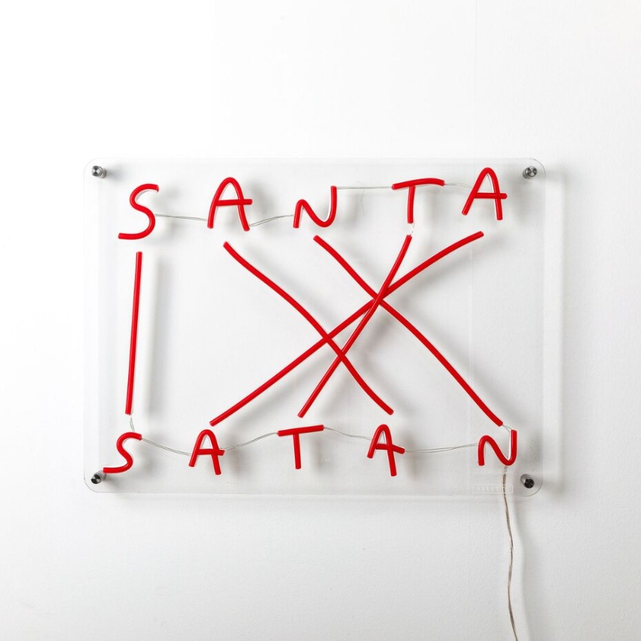Nástěnné dekorační světlo SANTA-SATAN 52 cm, LED, Seletti - main (0)