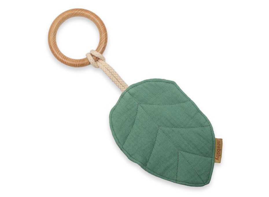 Kousátko s listy New Baby Leaf mint - main (0)