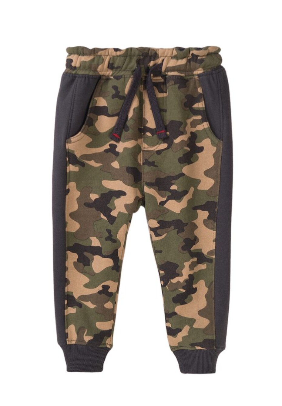 Tepláky chlapecké maskáčové, Minoti, King 4, khaki - 86/92 | 18-24m - main (0)