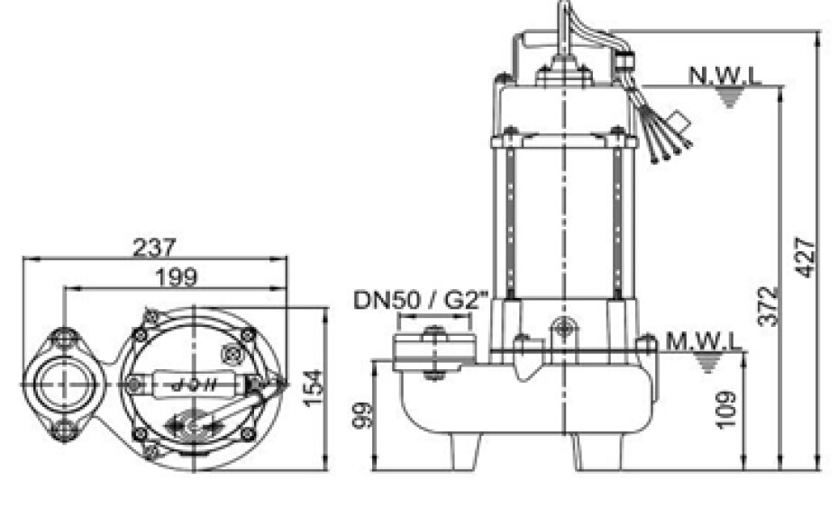 HCP SF‐21AUF 400V s plovákem - main (2)