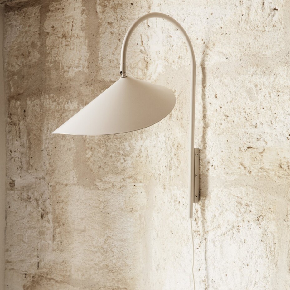 Nástěnná lampa ARUM 26 cm, kašmírová, hliník, ferm LIVING - main (3)