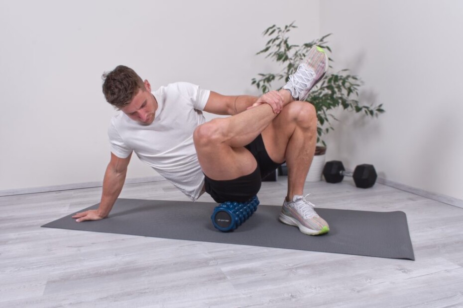 Yoga válec Sportago Spiller, tmavě modrá - main (2)