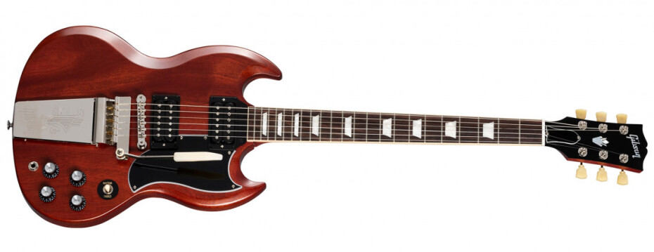 Gibson SG Standard '61 Faded Maestro Vibrola - Vintage Cherry - main (0)