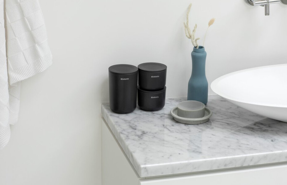 Úložná dóza s víkem RENEW, sada 3 ks, šedá, Brabantia - main (7)