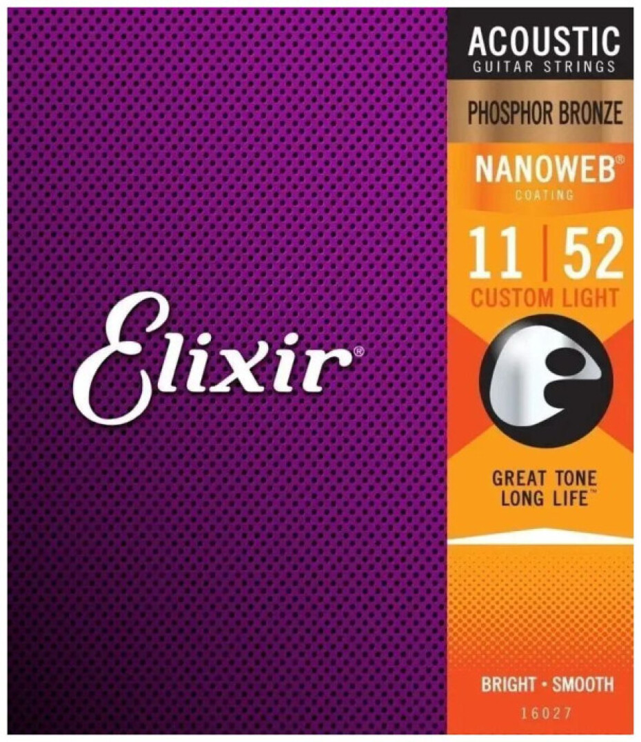 Elixir Acoustic Phosphor Bronze with NANOWEB .011 - .052 - main (0)