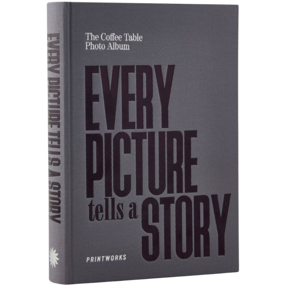 Fotoalbum EVERY PICTURE TELLS A STORY, šedá, Printworks - main (0)