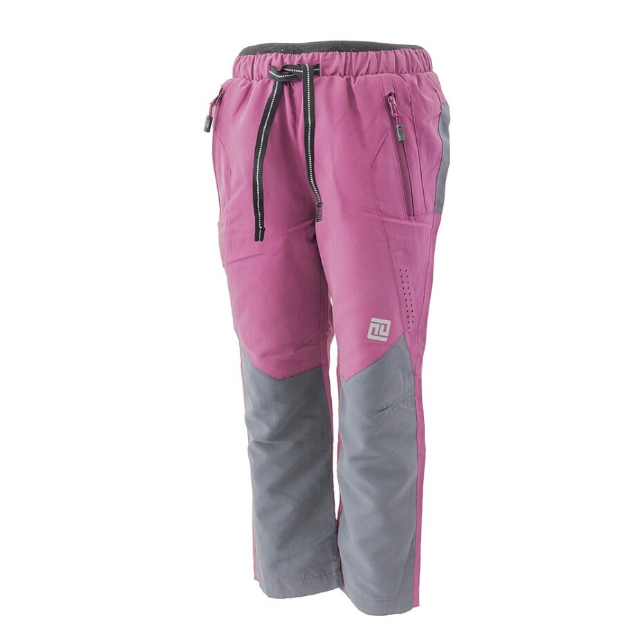 kalhoty sportovní outdoorové, podšité bavlněnou podšívkou, Pidilidi, PD1107-06, fialová - 98 | 3roky - main (4)