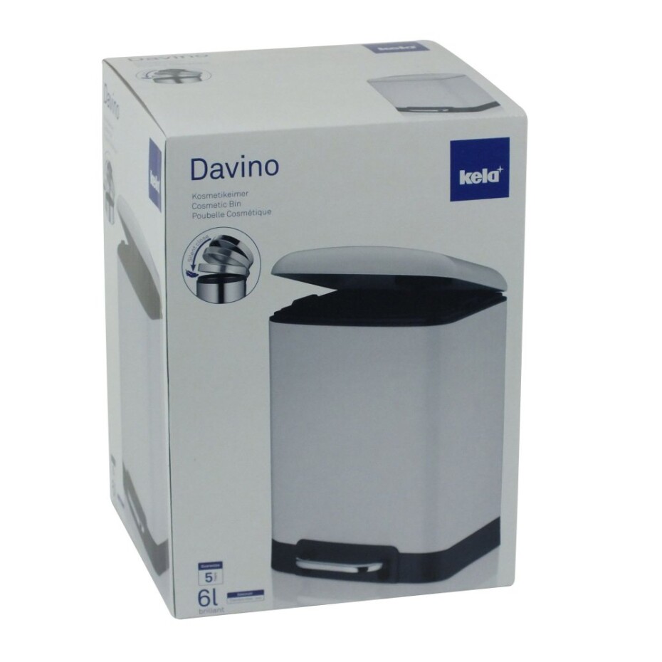 KELA Koš kosmetický DAVINO 6 l bílá KL-22996 - main (6)