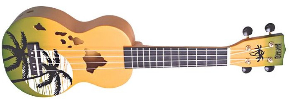 Mahalo MD1HA Hawaii Green Burst - main (0)