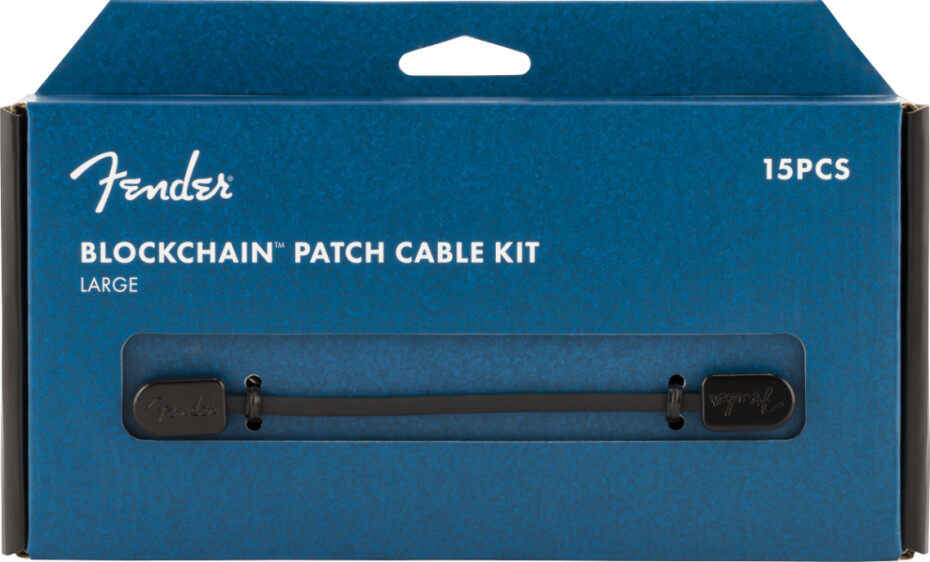 Fender Blockchain Patch Cable Kit, Black, Large - main (0)