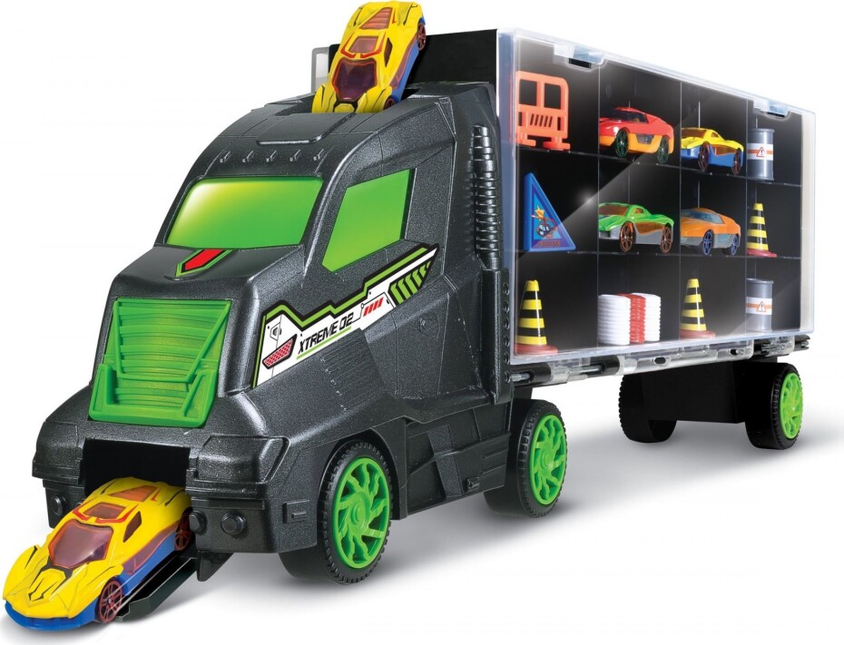 Auto kamión s kovovými auty 48 cm - main (0)