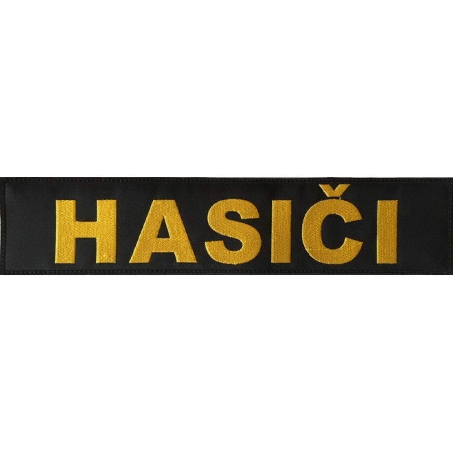 Nášivka: HASIČI [velká] černá | žlutá - main (0)