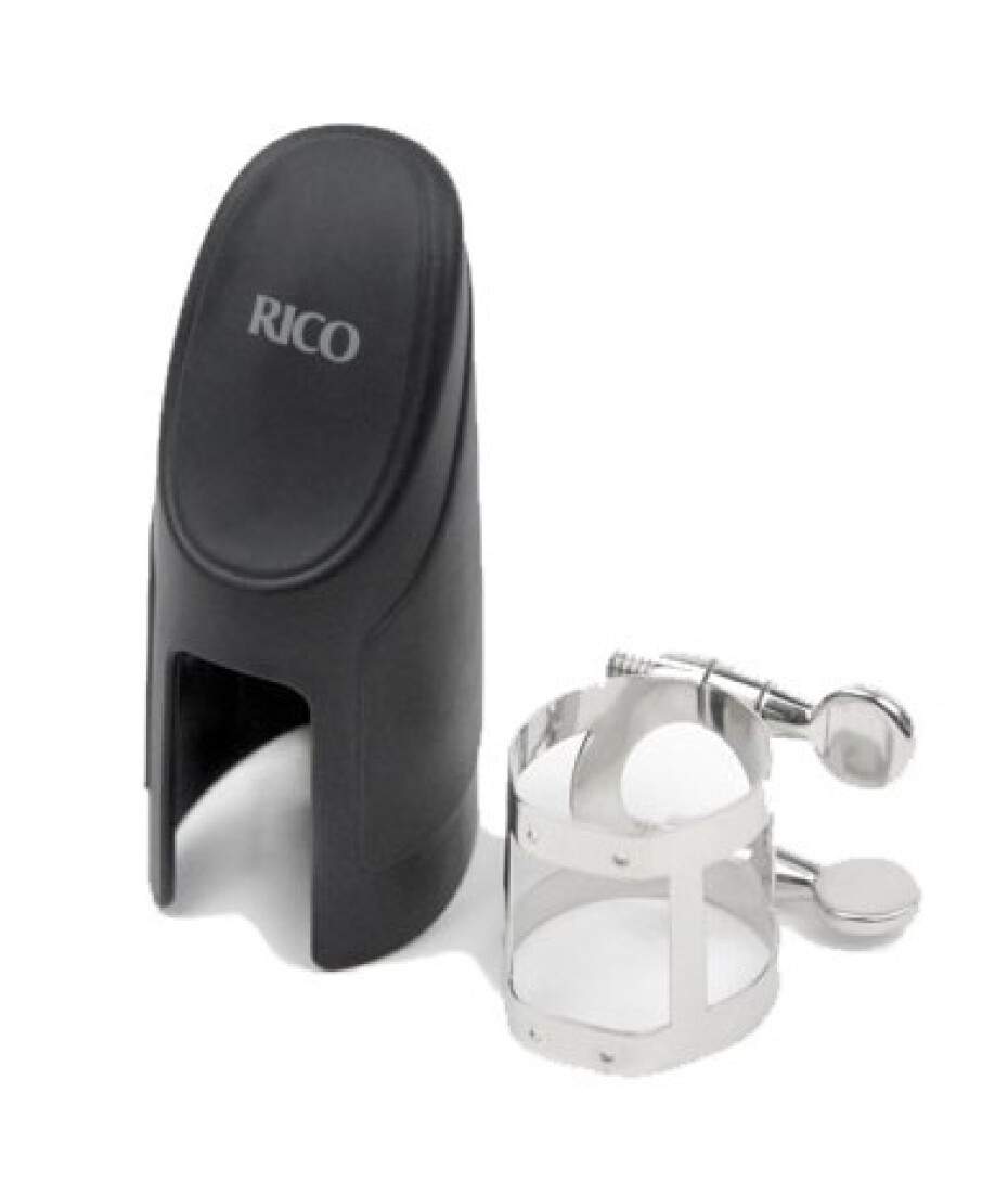 Rico RSS1N Soprano Saxophone Ligature & Cap - Nickel - main (0)