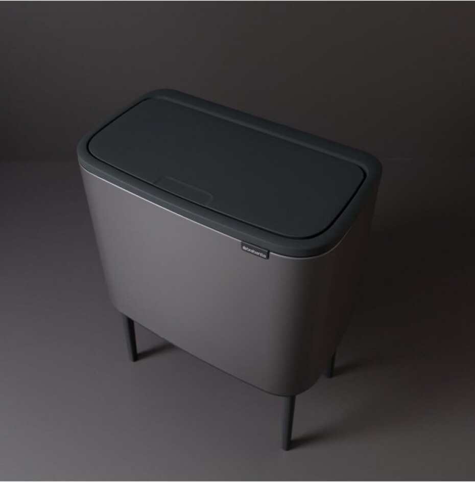 Dotykový odpadkový koš BO TOUCH BIN 3 x 11 l, platinová, Brabantia - main (6)
