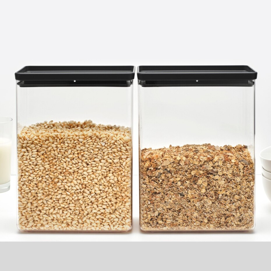 Box na potraviny TASTY PLUS 5,4 l, tmavě šedá, plast, Brabantia - main (3)
