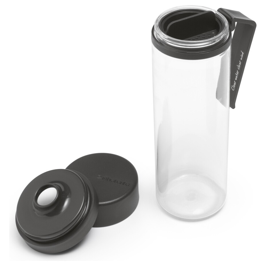 Láhev na vodu MAKE & TAKE 500 ml, se sítkem, tmavě šedá, Brabantia - main (4)